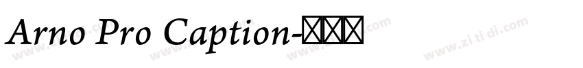 Arno Pro Caption字体转换
